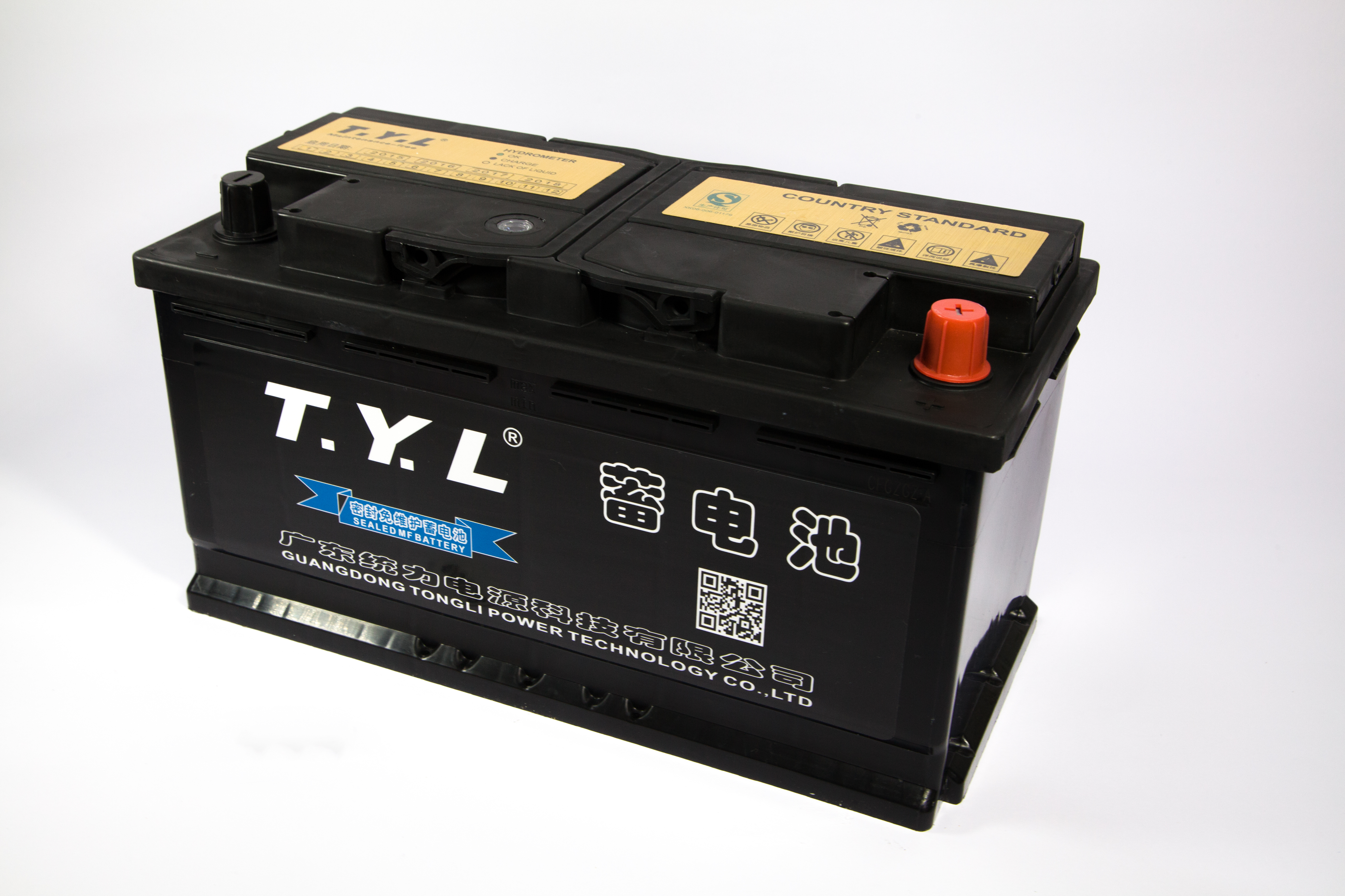 12V100AH Large Capacity Car Battery With Negative Terminal For Providing Electricity